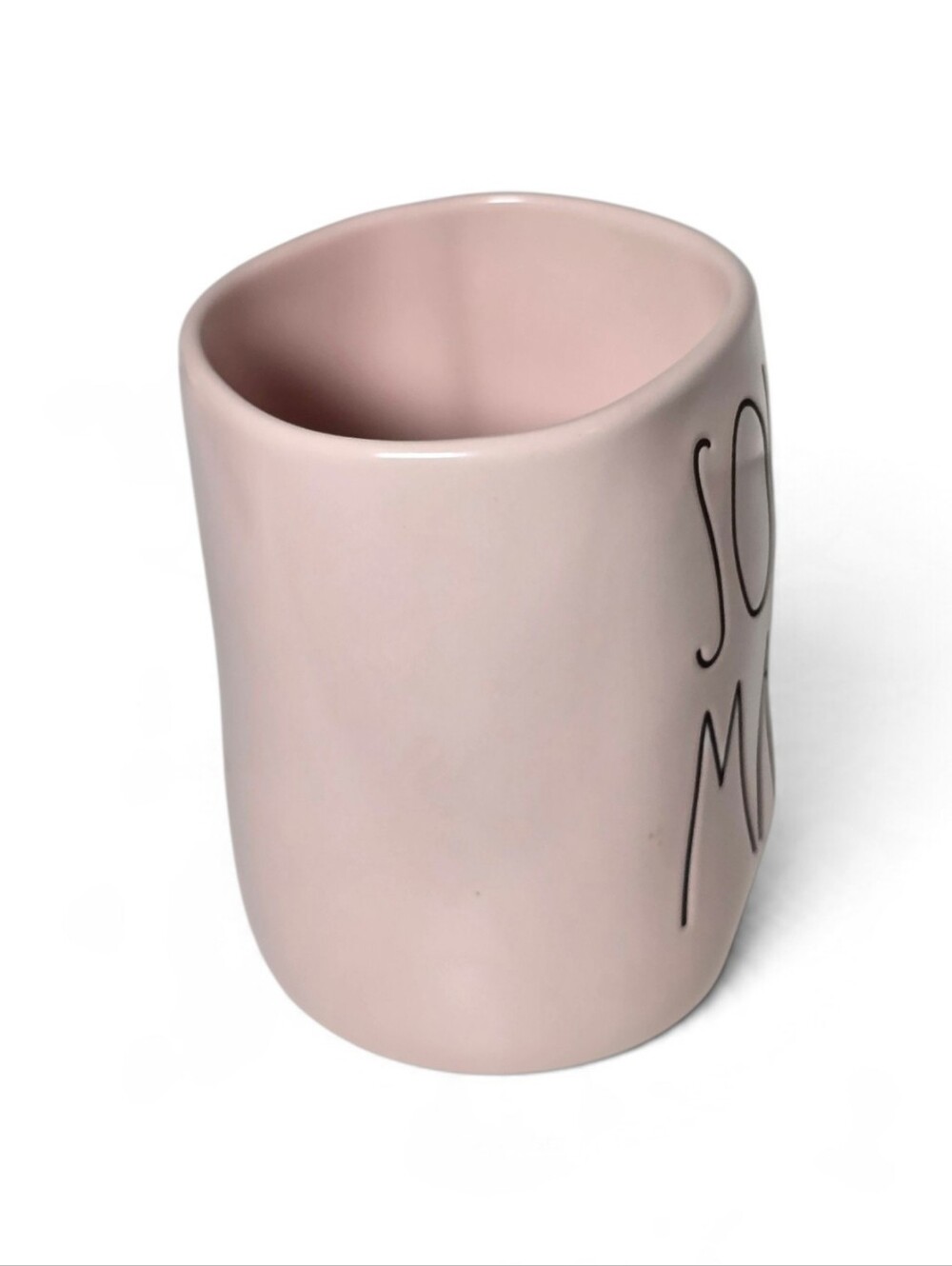 Rae Dunn SOUL MATE Pink Ceramic Mug Artisan Collection - Picture 4 of 6